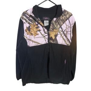 Womens Camoflauge Zip-Up